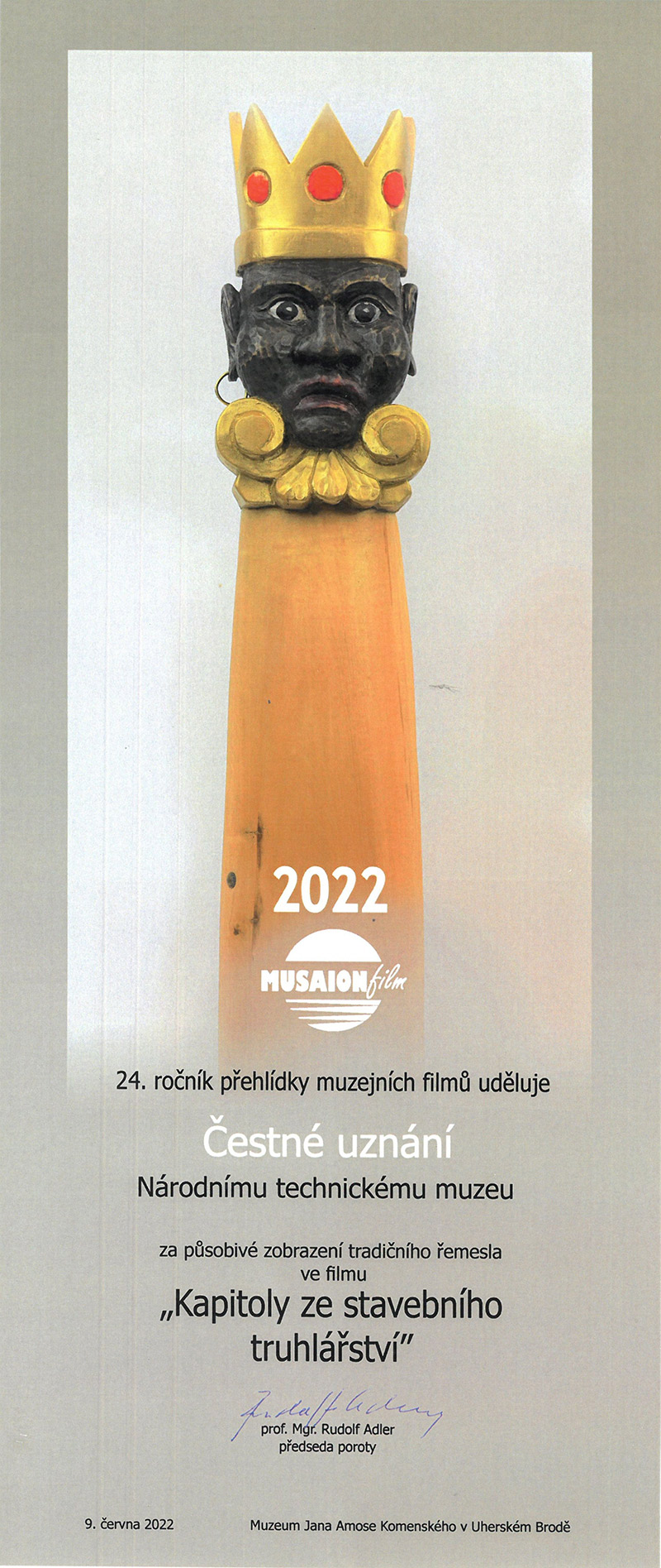 cestne uznani Musaionfilm 2022